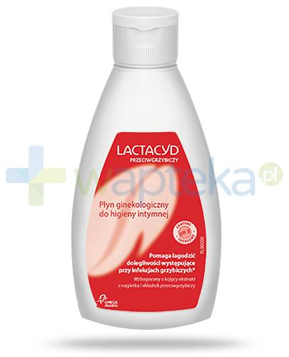 podgląd produktu Lactacyd Przeciwgrzybiczy płyn ginekologiczny do higieny intymnej 200 ml