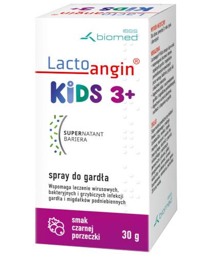 podgląd produktu Lactoangin Kids spray do gardła smak porzeczkowy 30 g