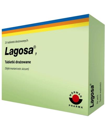 podgląd produktu Lagosa na wątrobę 150 mg 25 tabletek