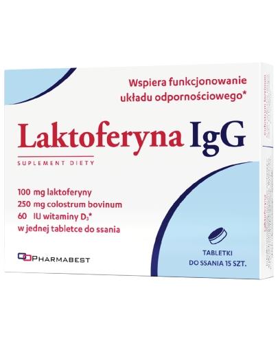 podgląd produktu Laktoferyna IgG 15 tabletek do ssania