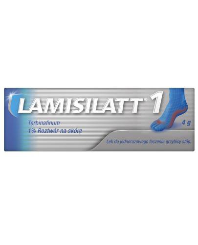 podgląd produktu Lamisilatt 1 10 mg/g roztwór na skórę 4 g