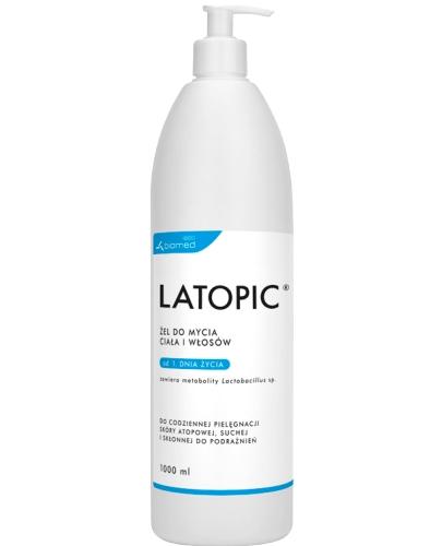 podgląd produktu Latopic żel do mycia ciała i włosów 1000 ml
