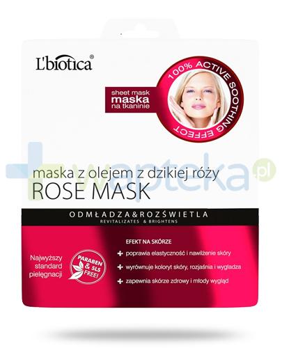 zdjęcie produktu Lbiotica Rose Mask maska z olejem z dzikiej róży 23 ml