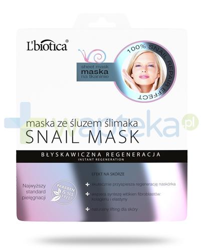zdjęcie produktu Lbiotica Snail Mask maska ze śluzem ślimaka 23 ml