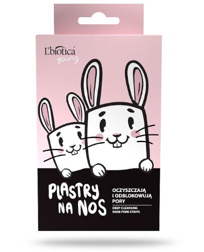 zdjęcie produktu Lbiotica young Plastry na nos oczyszczają i odblokowują pory 3 szt