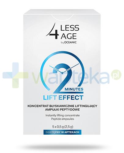 podgląd produktu Less4Age koncentrat błyskawicznie liftingujący do okolicy twarzy i oczu 5x 0,5 g