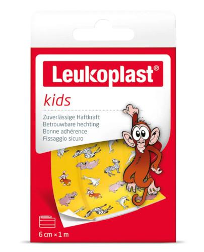 podgląd produktu Leukoplast Kids plaster z opatrunkiem dla dzieci 6 cm x 1 m 1 sztuka