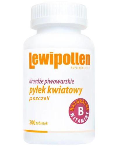 podgląd produktu Lewipollen z drożdży piwowarskich z pyłkiem kwiatowym 200 tabletek