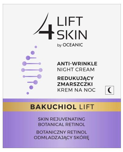 podgląd produktu Lift 4 Skin Bakuchiol Lift redukujący zmarszczki krem na noc 50 ml
