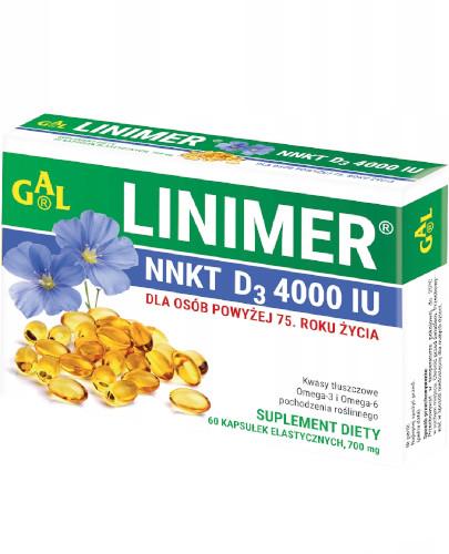 podgląd produktu Linimer NNKT D3 4000 IU 60 kapsułek