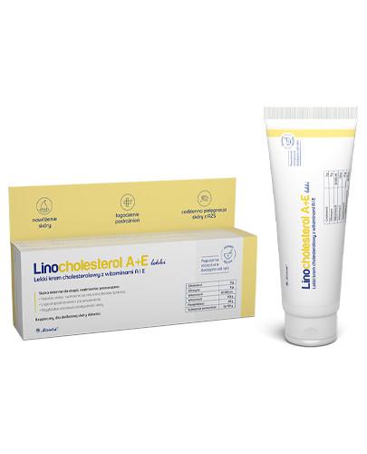 podgląd produktu Linocholesterol A+E lekki krem cholesterolowy z witaminami A i E 80 g