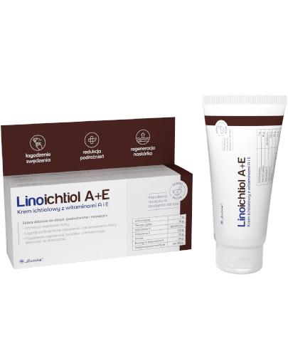 podgląd produktu Linoichtiol A+E krem ichtiolowy z witaminami A i E 50 g