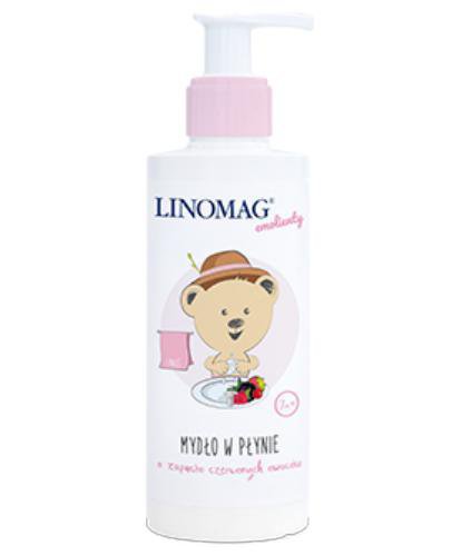 podgląd produktu Linomag Antybakteryjne mydło w płynie o zapachu czerwonych owoców 200 ml