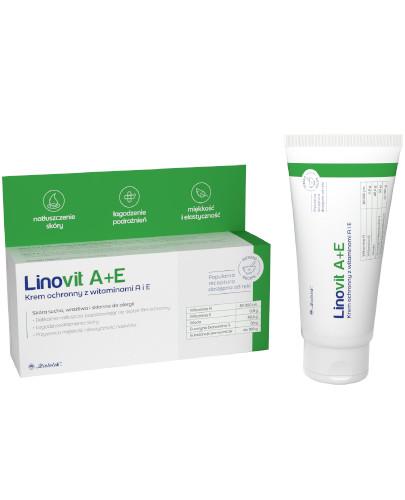 podgląd produktu LinoVit A+E krem ochronny do skóry suchej i wrażliwej 50 g