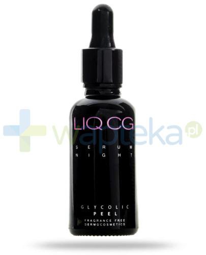 podgląd produktu LIQ CG Serum Night glikolowy peeling nocny, koncentrat wygładzający 30 ml