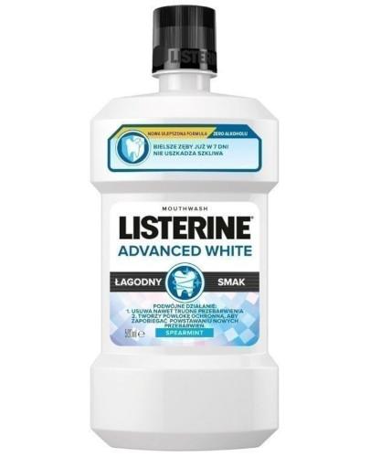 podgląd produktu Listerine Advanced White płyn do płukania jamy ustnej 500 ml