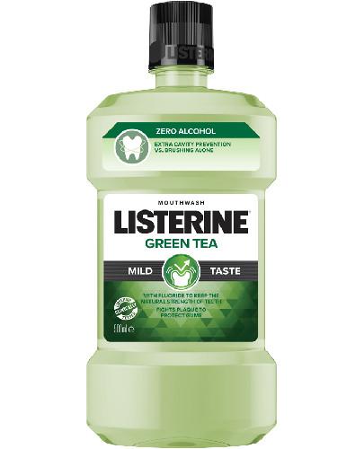 podgląd produktu Listerine Green Tea płyn do płukania jamy ustnej 500 ml
