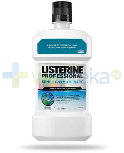 podgląd produktu Listerine Professional Sensivity Therapy płyn do płukania jamy ustnej 500 ml