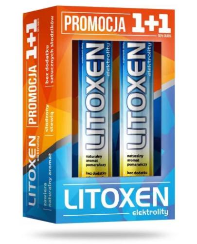 podgląd produktu Litoxen elektrolity 2x 20 tabletek musujących [DWUPAK]