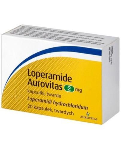 podgląd produktu Loperamide Aurovitas 2 mg 20 kapsułek twardych