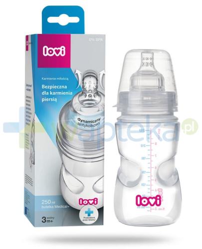 zdjęcie produktu Lovi butelka medical+ 3 mc+ dynamiczny smoczek 250 ml [21/563]
