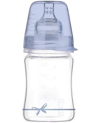 podgląd produktu Lovi Diamond Glass butelka szklanka 150 ml Baby Shower Boy [74/104boy]
