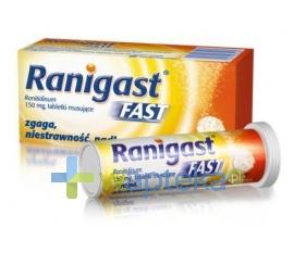 podgląd produktu Ranigast Fast 10 tabletek musujących