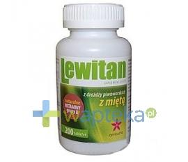 podgląd produktu Lewitan MP z miętą 200 tabletek