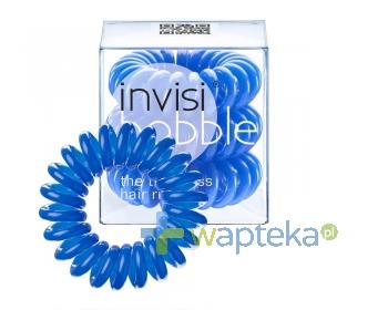 podgląd produktu INVISIBOBBLE Gumki do włosów niebieskie 3 sztuki