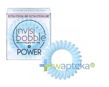 podgląd produktu INVISIBOBBLE POWER Gumki do włosów błękitne 3 sztuki