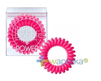 podgląd produktu INVISIBOBBLE POWER Gumki do włosów mocny różowe 3 sztuki