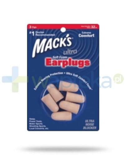 podgląd produktu Mack's Zatyczki do uszu piankowe beżowe 3 pary