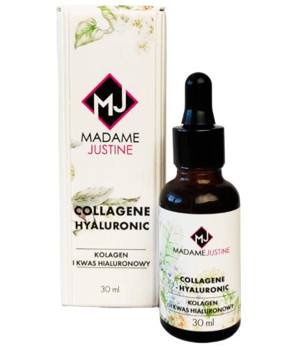 podgląd produktu Madame Justine serum do twarzy kolagen i kwas hialuronowy 30 ml