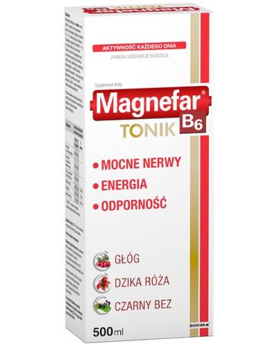 podgląd produktu Magnefar B6 Tonik płyn 500 ml