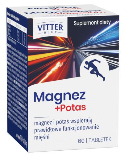podgląd produktu Vitter Blue Magnez + Potas 60 tabletek
