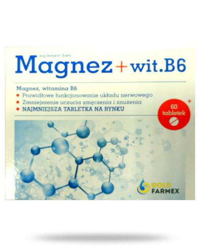 zdjęcie produktu GoldFarmex magnez + witamina B6 60 tabletek