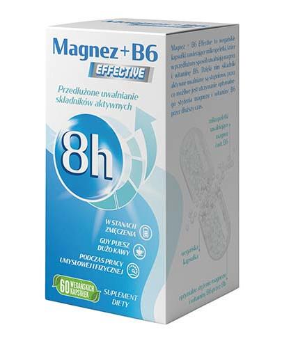podgląd produktu Magnez+B6 Effective 60 kapsułek Propharma