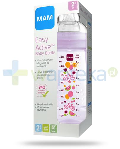 podgląd produktu MAM Easy Active butelka 2m+ 270 ml ze smoczkiem przepływ 2 średni 1 sztuka [25513]