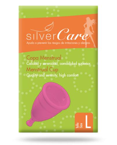podgląd produktu Masmi Silver Care kubeczek menstruacyjny rozmiar L 1 sztuk