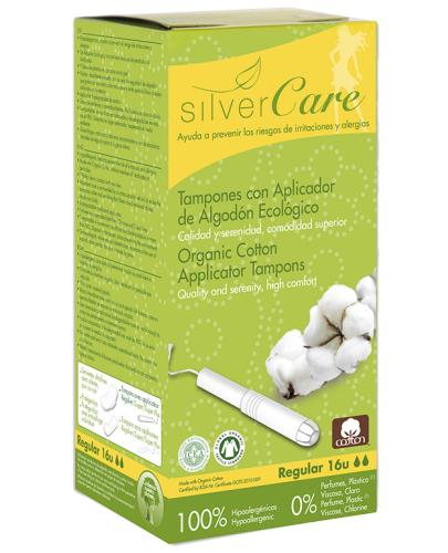 podgląd produktu Masmi Silver Care tampony z aplikatorem regular 16 sztuk