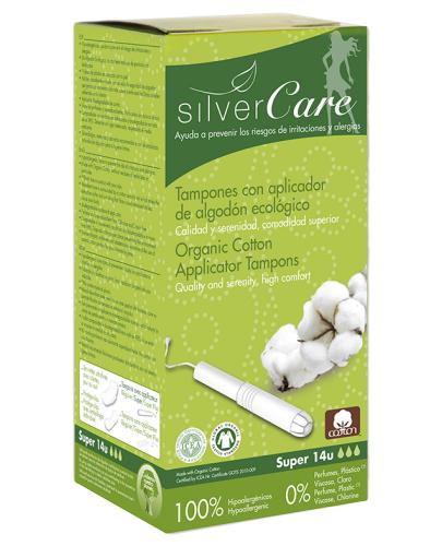 podgląd produktu Masmi Silver Care tampony z aplikatorem super 14 sztuk