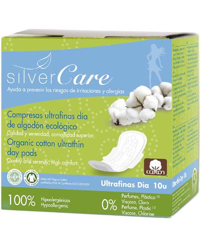 podgląd produktu Masmi Silver Care ultra cienkie podpaski ze skrzydełkami na dzień 10 sztuk
