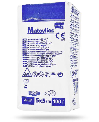 zdjęcie produktu Matovlies kompresy z włókniny 30g 5x5 cm 100 sztuk