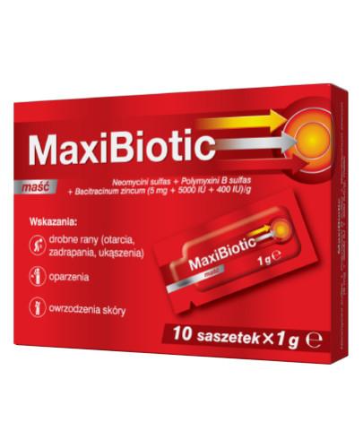 podgląd produktu Maxibiotic maść 10x 1 g