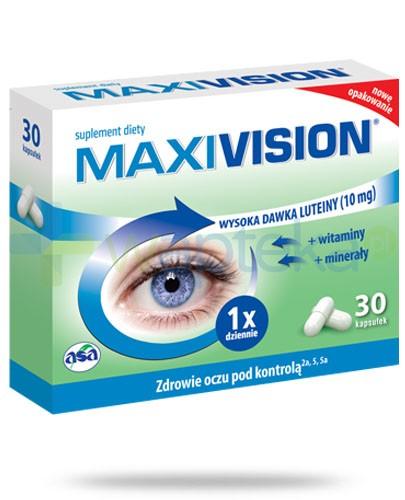 podgląd produktu Maxivision luteina 10mg i witaminy 30 kapsułek