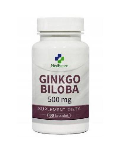 podgląd produktu MedFuture Ginkgo Biloba 500 mg 60 kapsułek