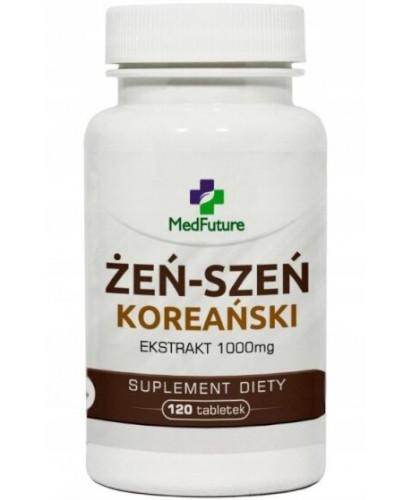 podgląd produktu MedFuture żeń-szeń koreański ekstrakt 1000 mg 120 tabletek 