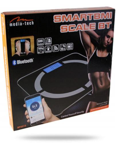 podgląd produktu Media-Tech Smartbmi Scale BT MT5513 waga łazienkowa 1 sztuka
