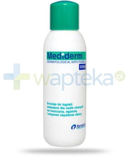 podgląd produktu Mediderm Bath emulsja dermatologiczna do kąpieli 500 ml