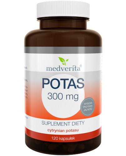 zdjęcie produktu Medverita Potas 300 mg 120 kapsułek